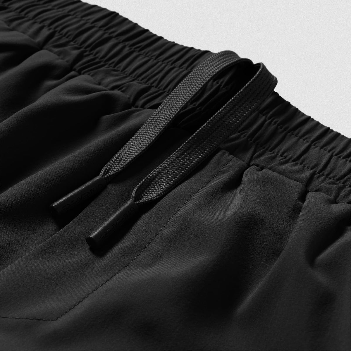 Axis 6" Lined Shorts - Black/Black waistband detail