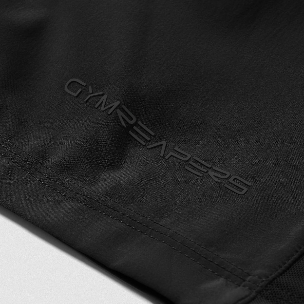 Axis 6" Lined Shorts - Black/Black logo detail