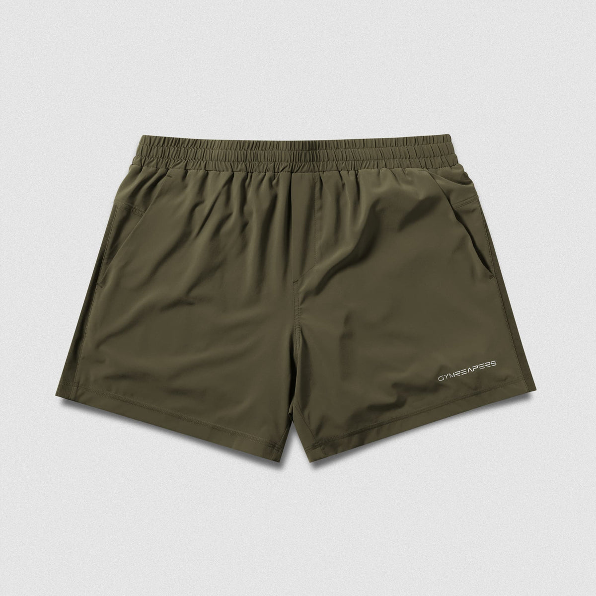Axis 6" Lined Shorts - OD Green front product view