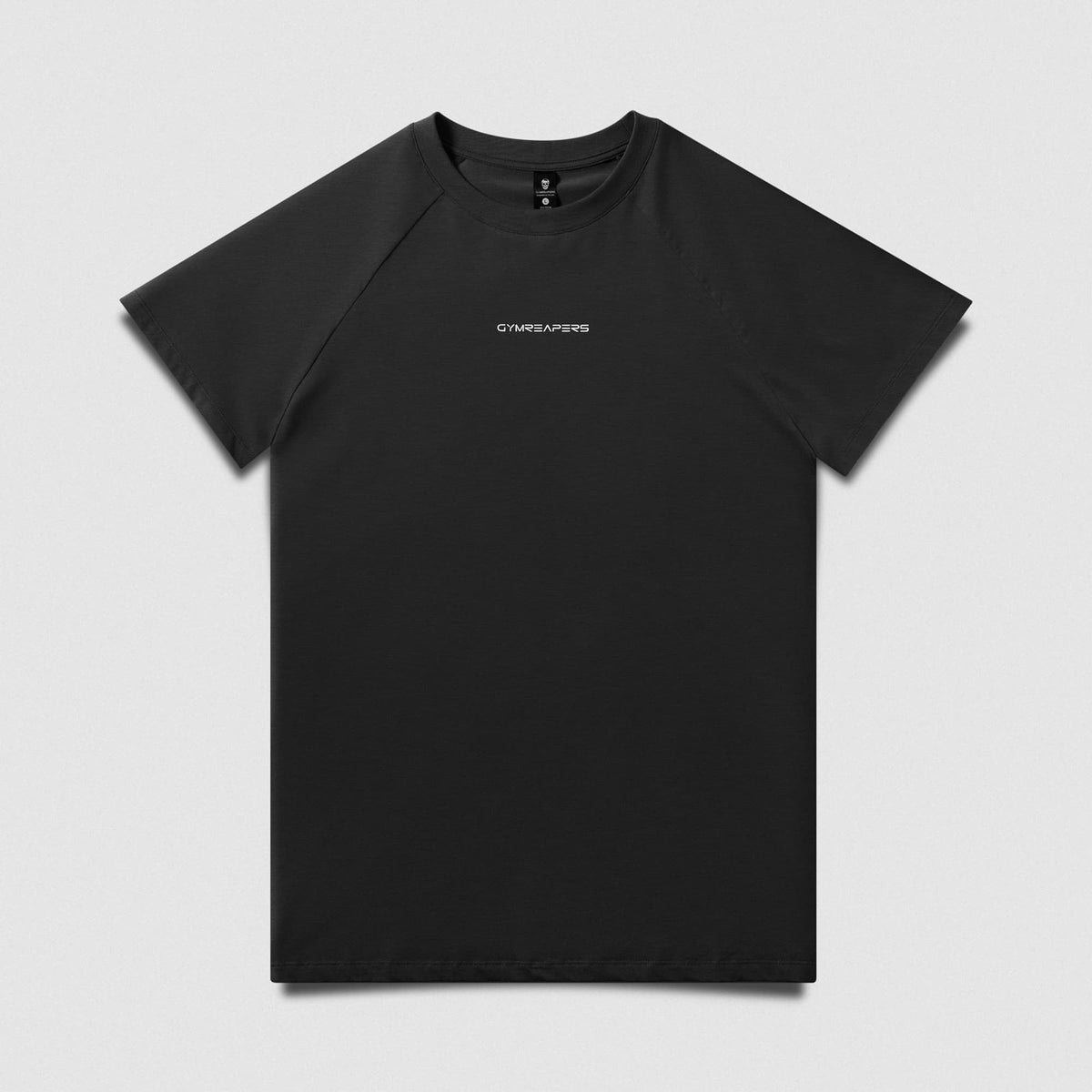 Axis Raglan Tee - Black/White front product view