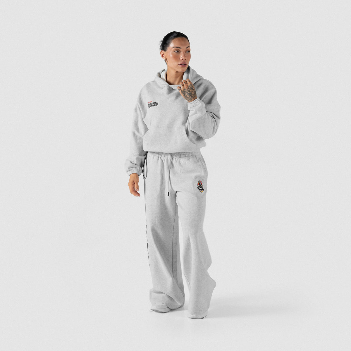 On Model, Full Body Front View