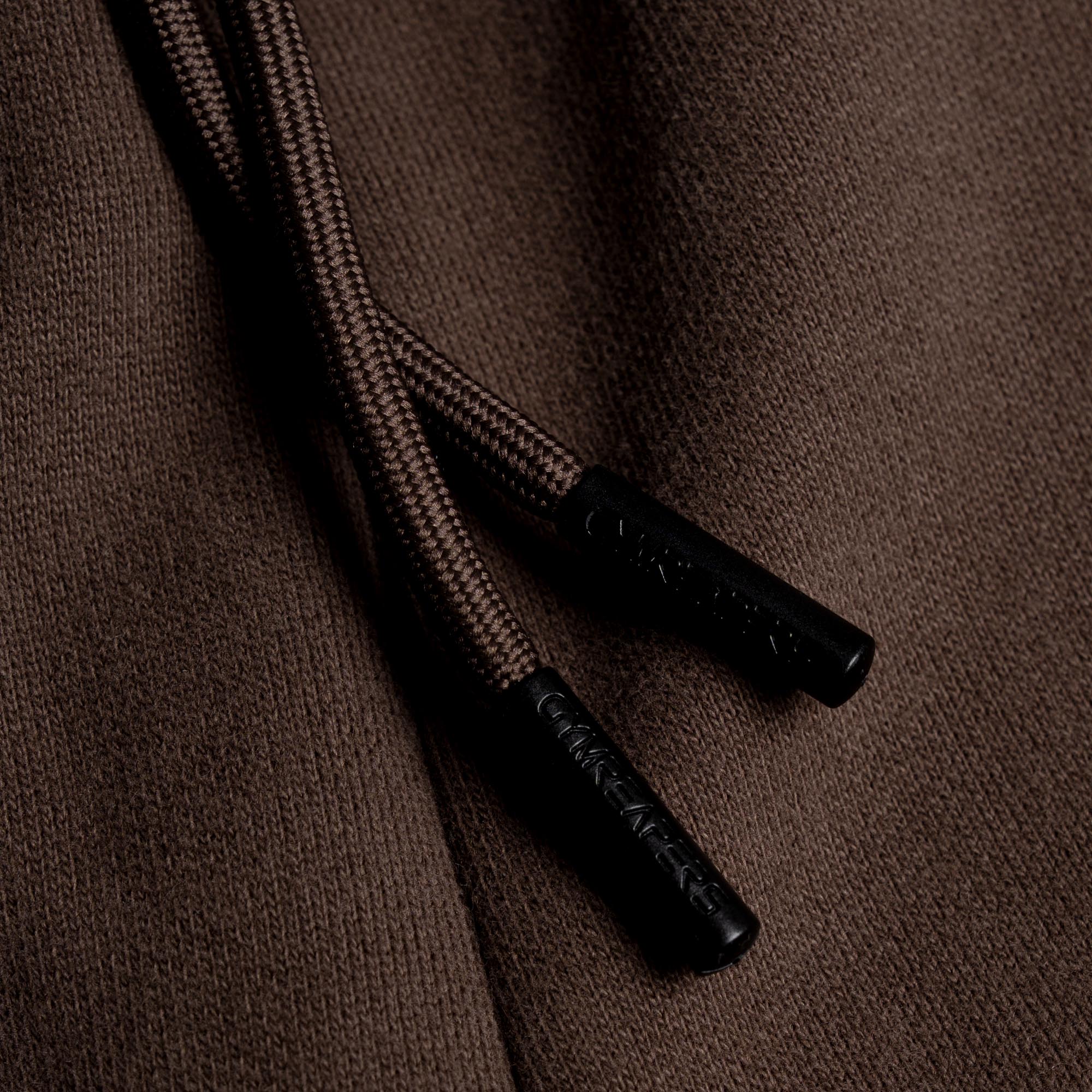 heavyweight core skull joggers toffee aglet detail