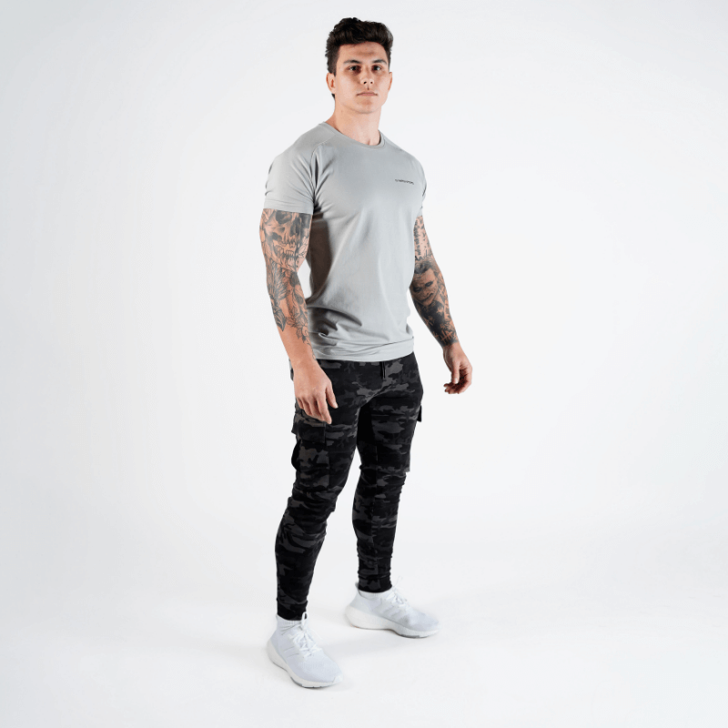 gray performance tee