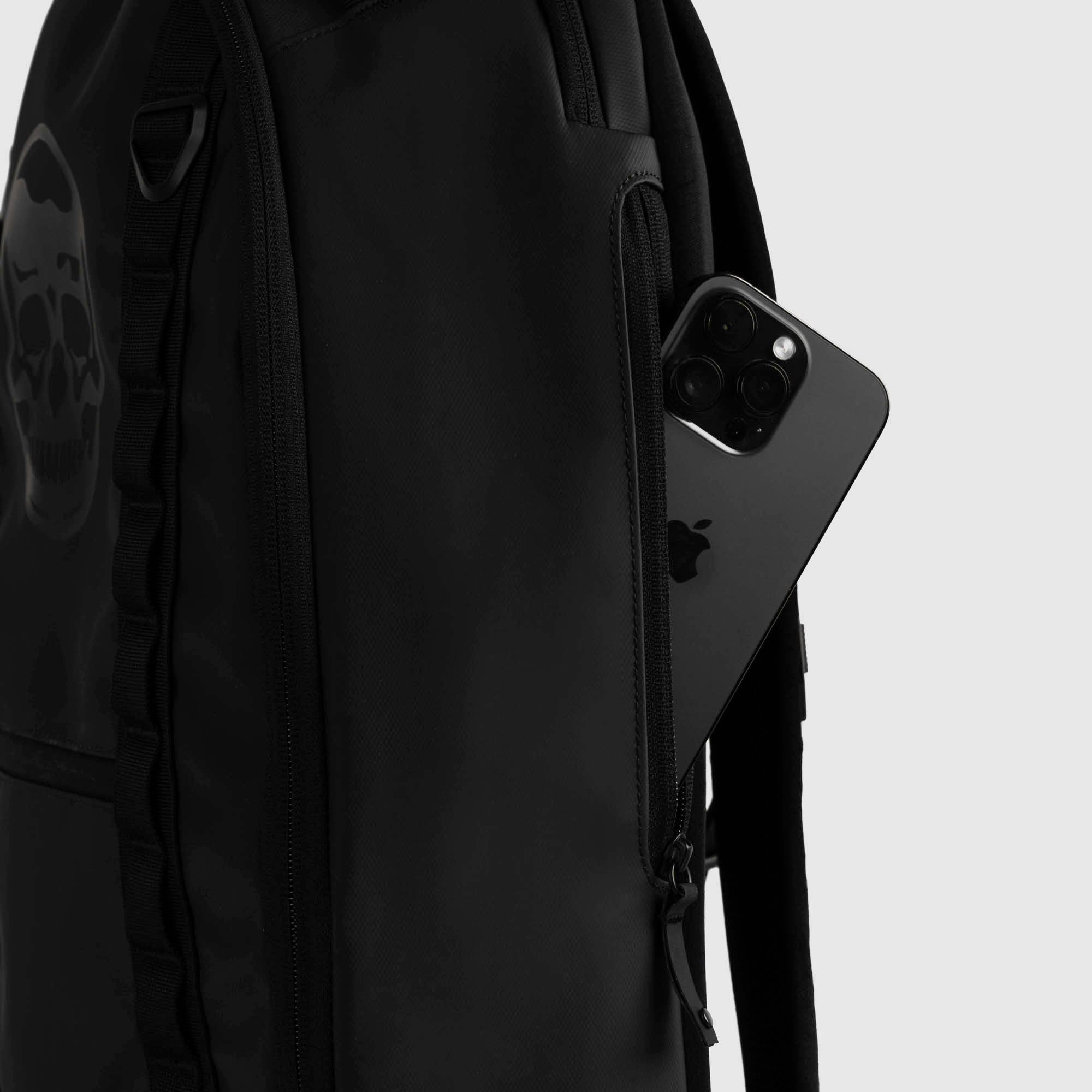 21L gravestone backpack phone pocket