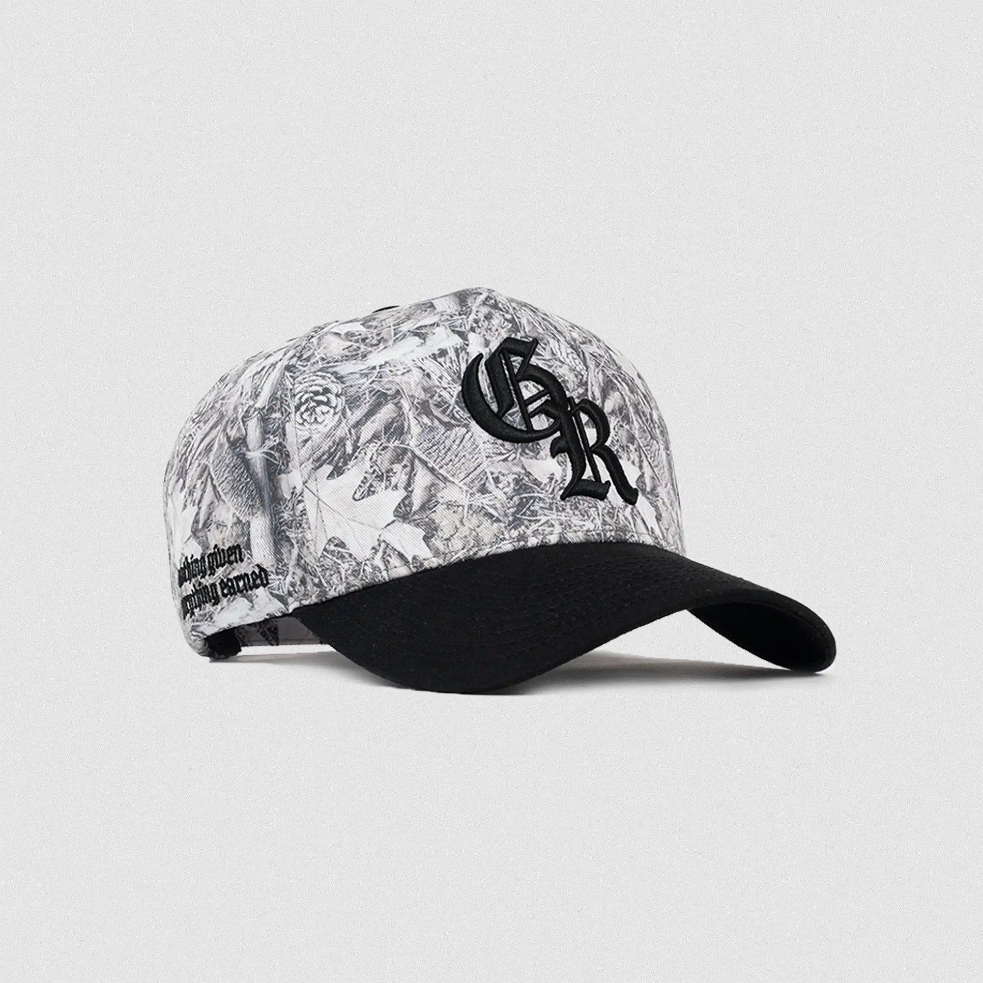 5-Panel Initial Hat - Camo/Black