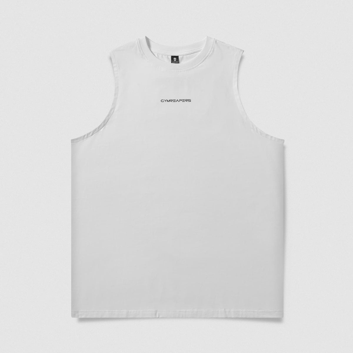 Axis Muscle Tank - White front product view