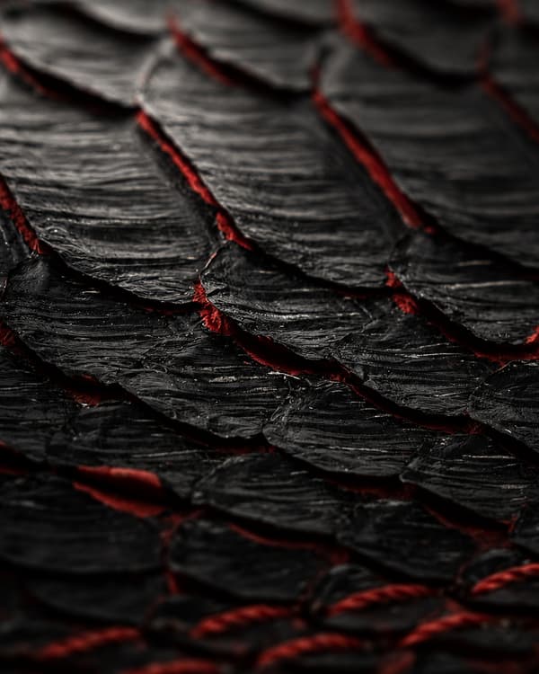 Handcrafted from Genuine Python Hide