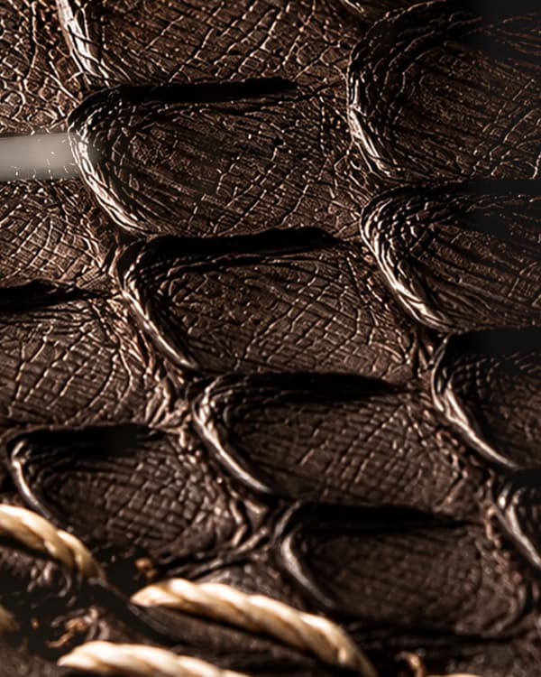 Handcrafted from Genuine Python Hide