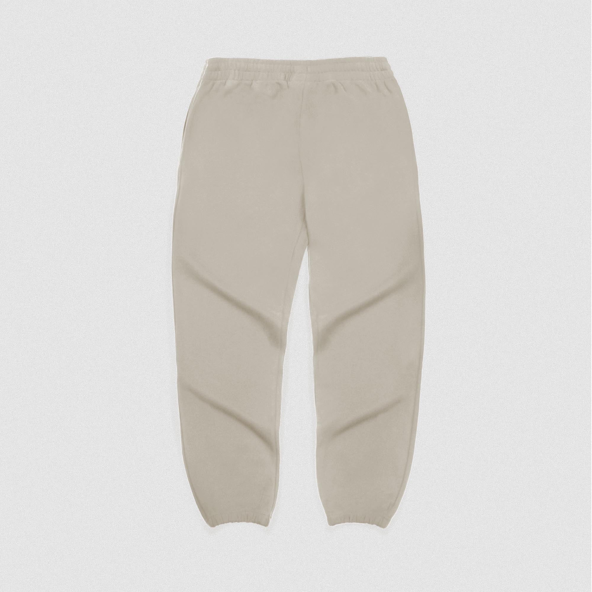 Bone heavyweight jogger lay flat back view