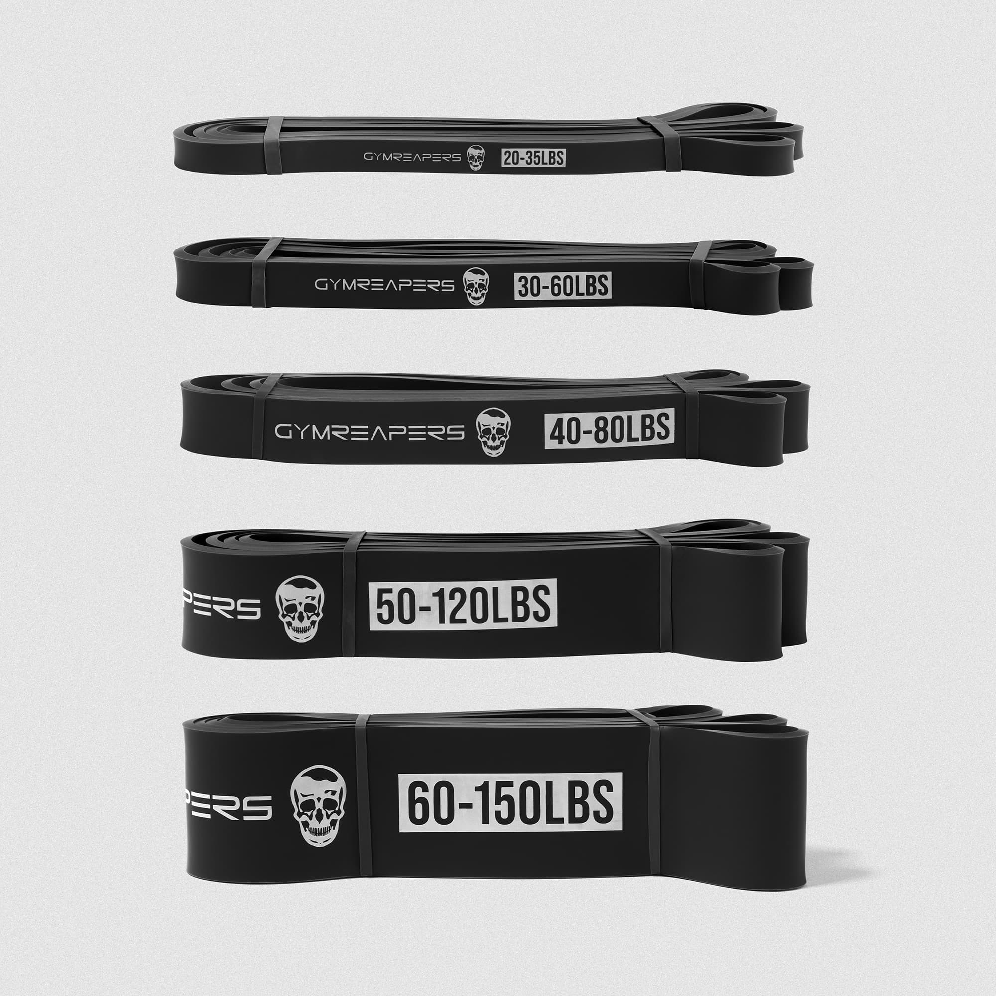 All Black Resistance Band Set main image