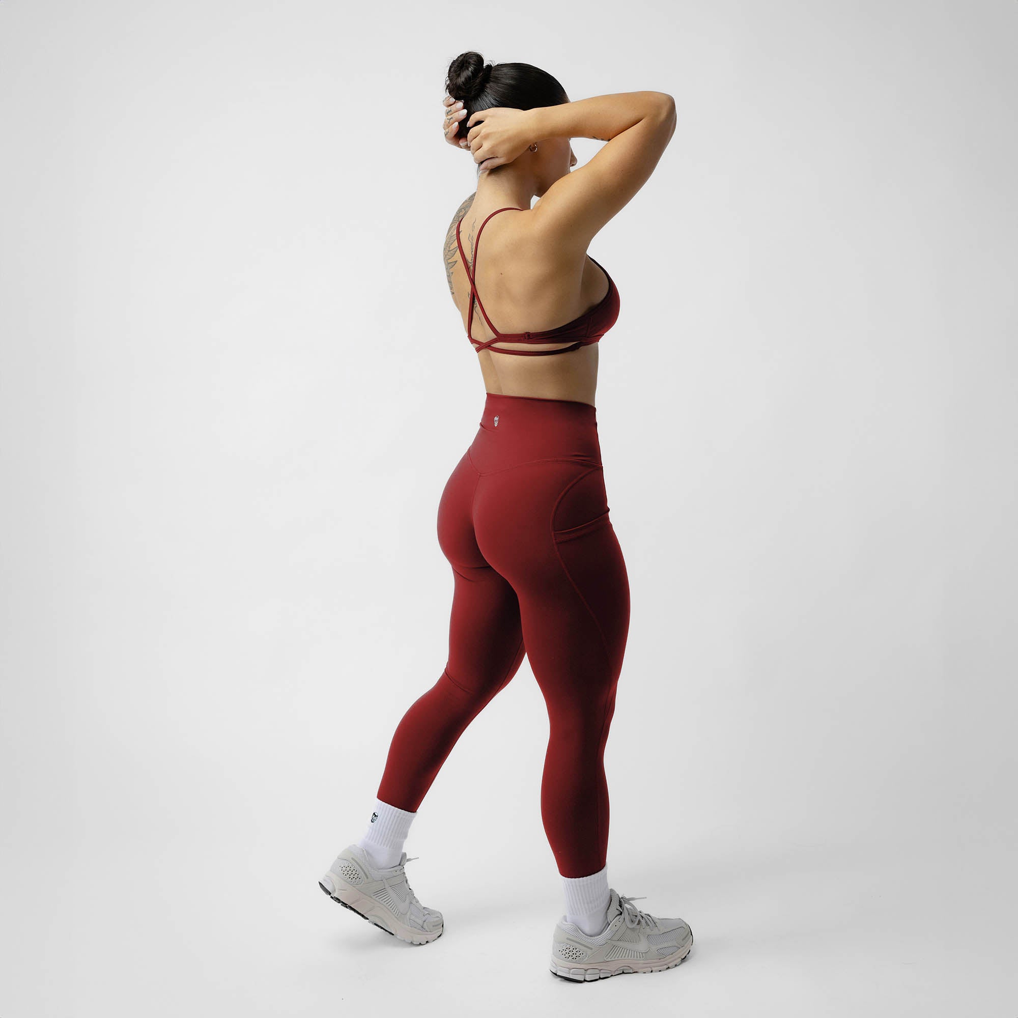 ember red victory legging back