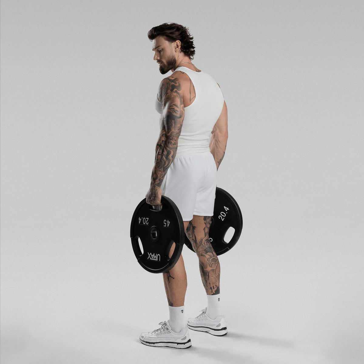 Men's Ribbed Tank 3-Pack in White – Lifestyle, Deadlift