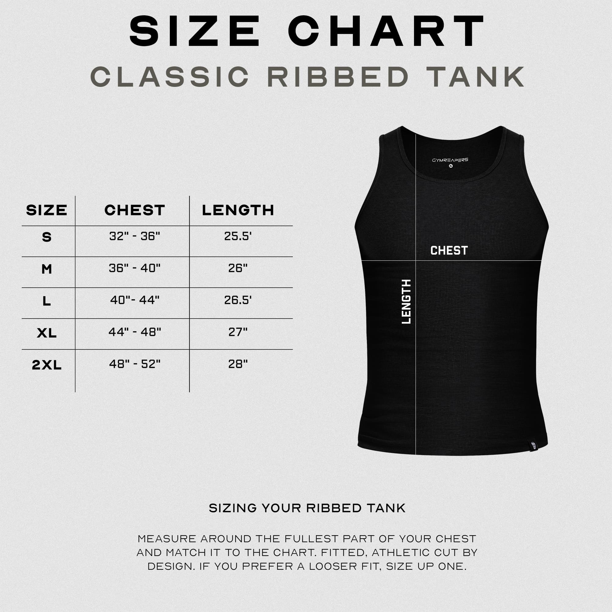 Men's Ribbed Tank 3-Pack - Black