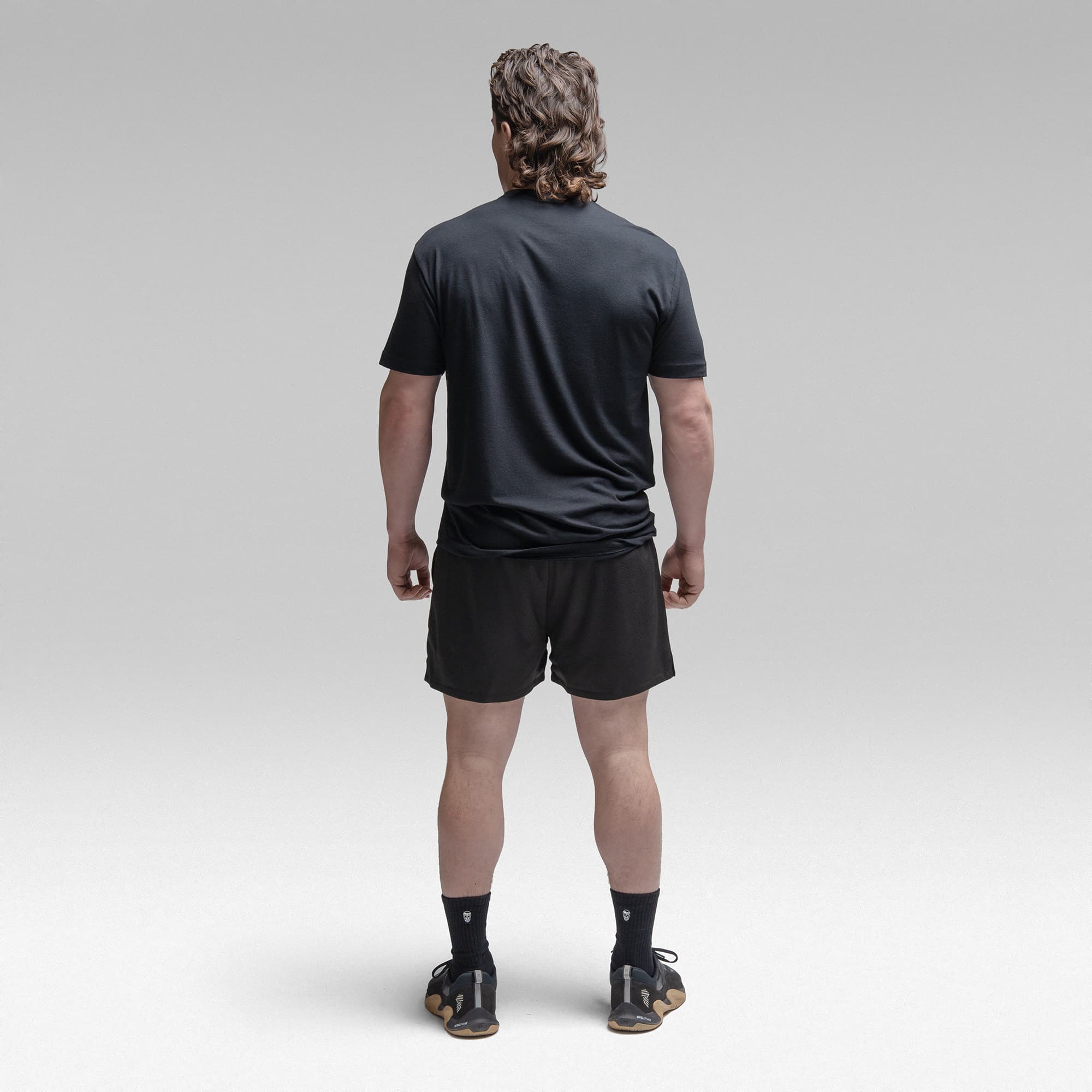 Active Tri-Blend Basic Tee - Black/Black