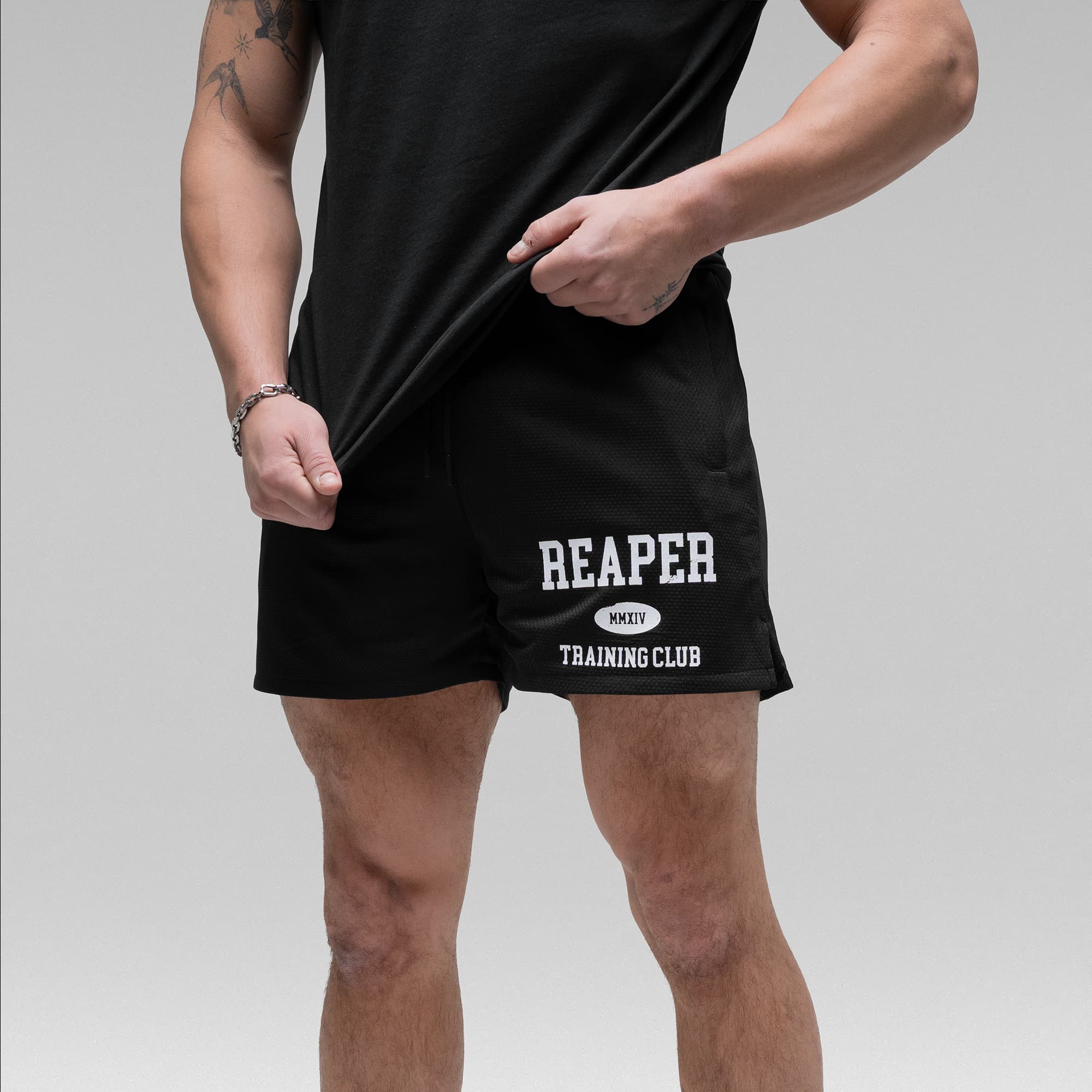 Reaper Training Shorts - Black/White