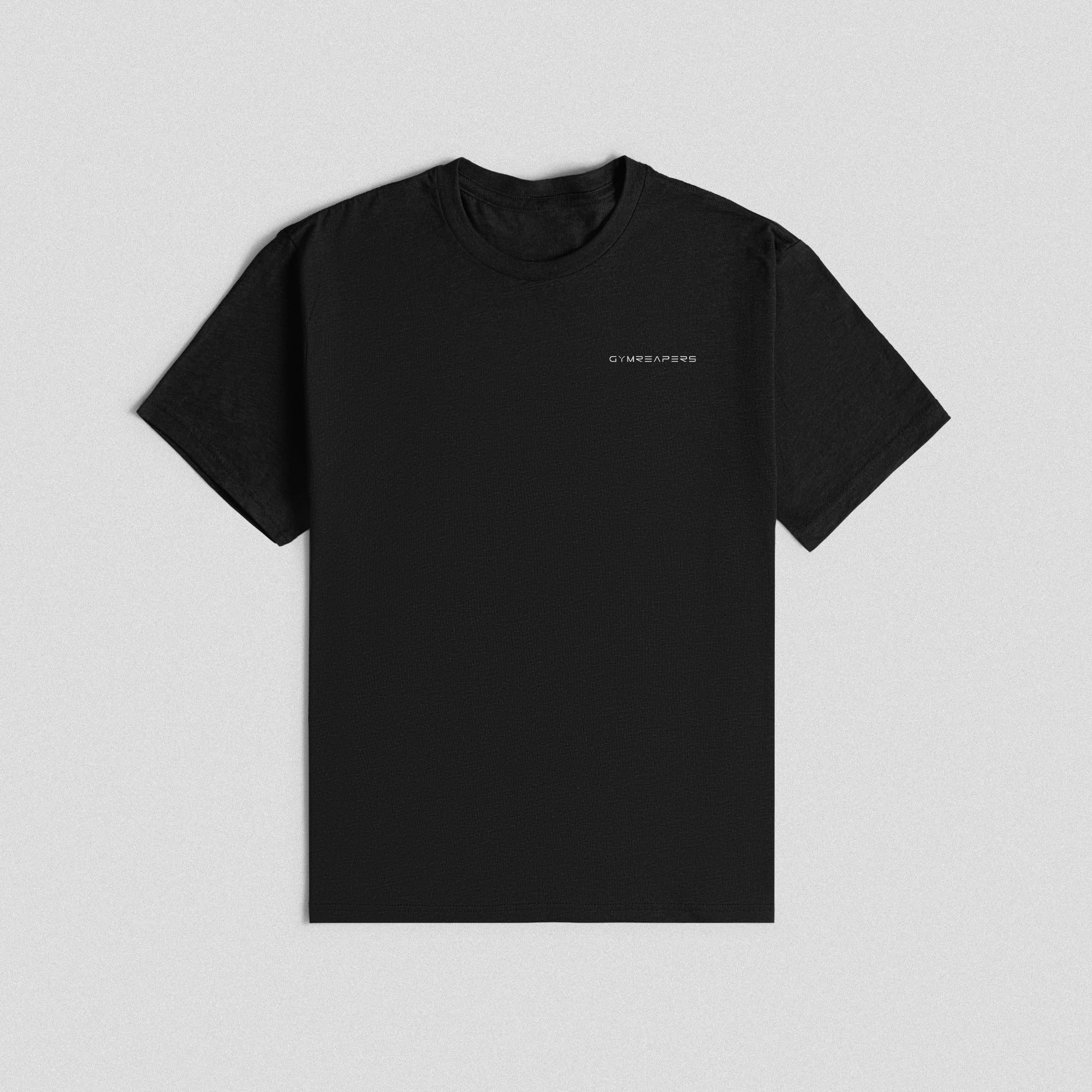 core shirt black white logo front