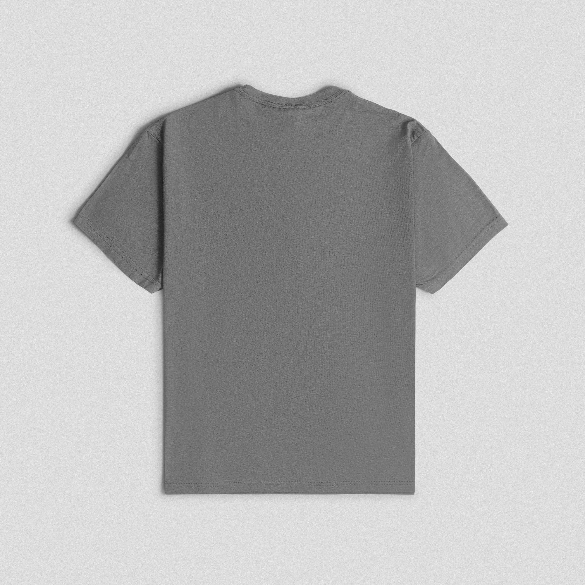 core shirt gray back