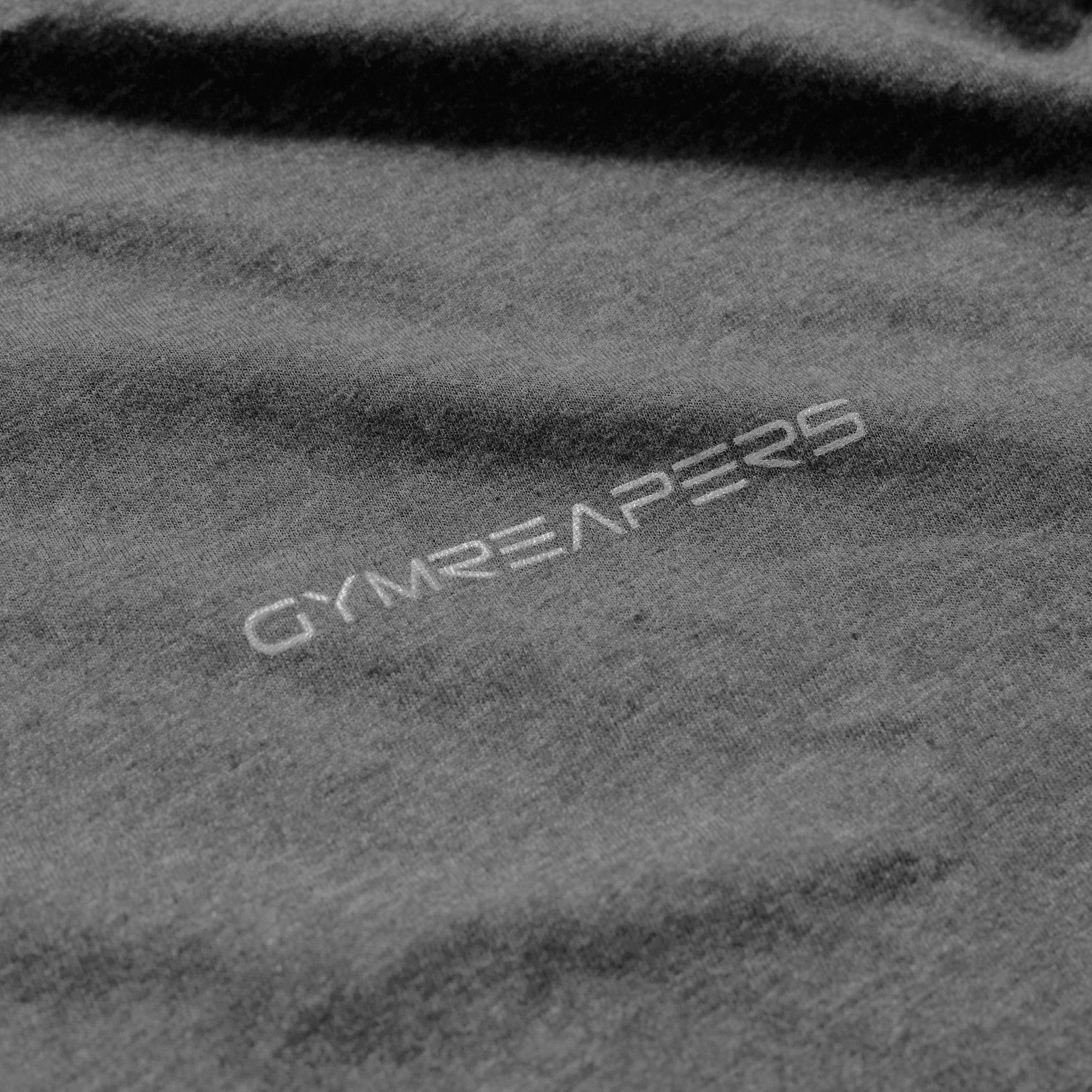core shirt gray logo detail