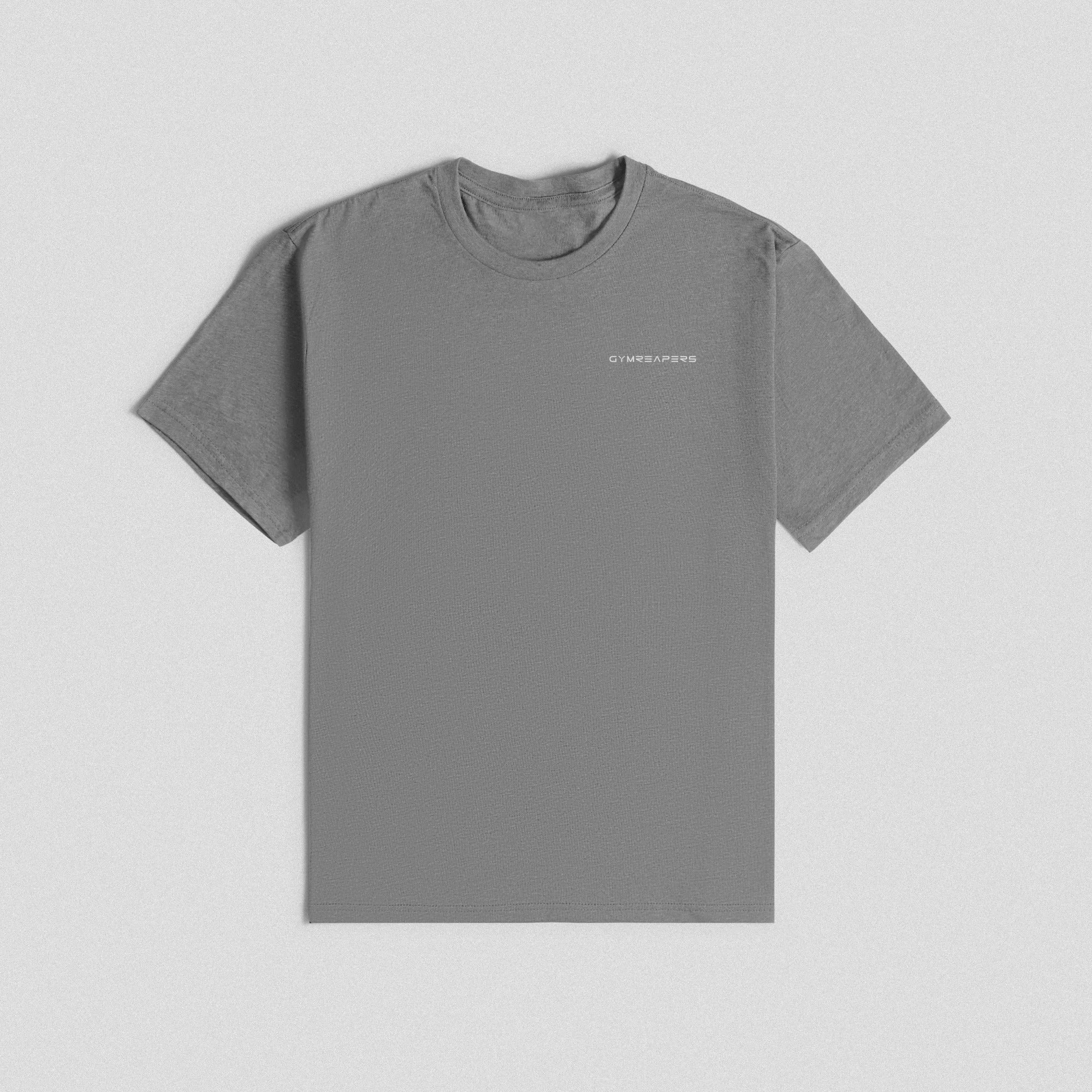 core shirt gray logo front