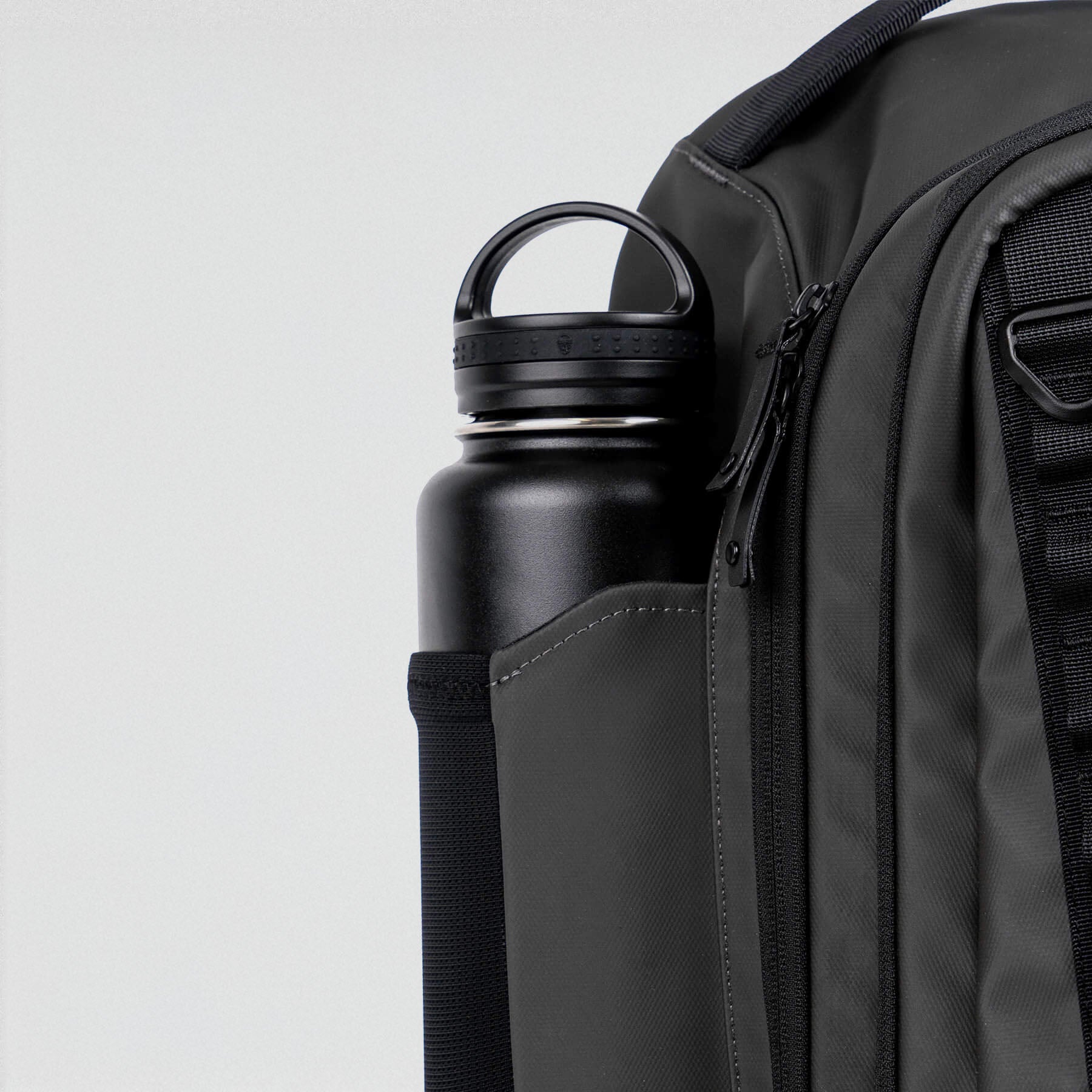 gravestone backpack gunmetal water bottle