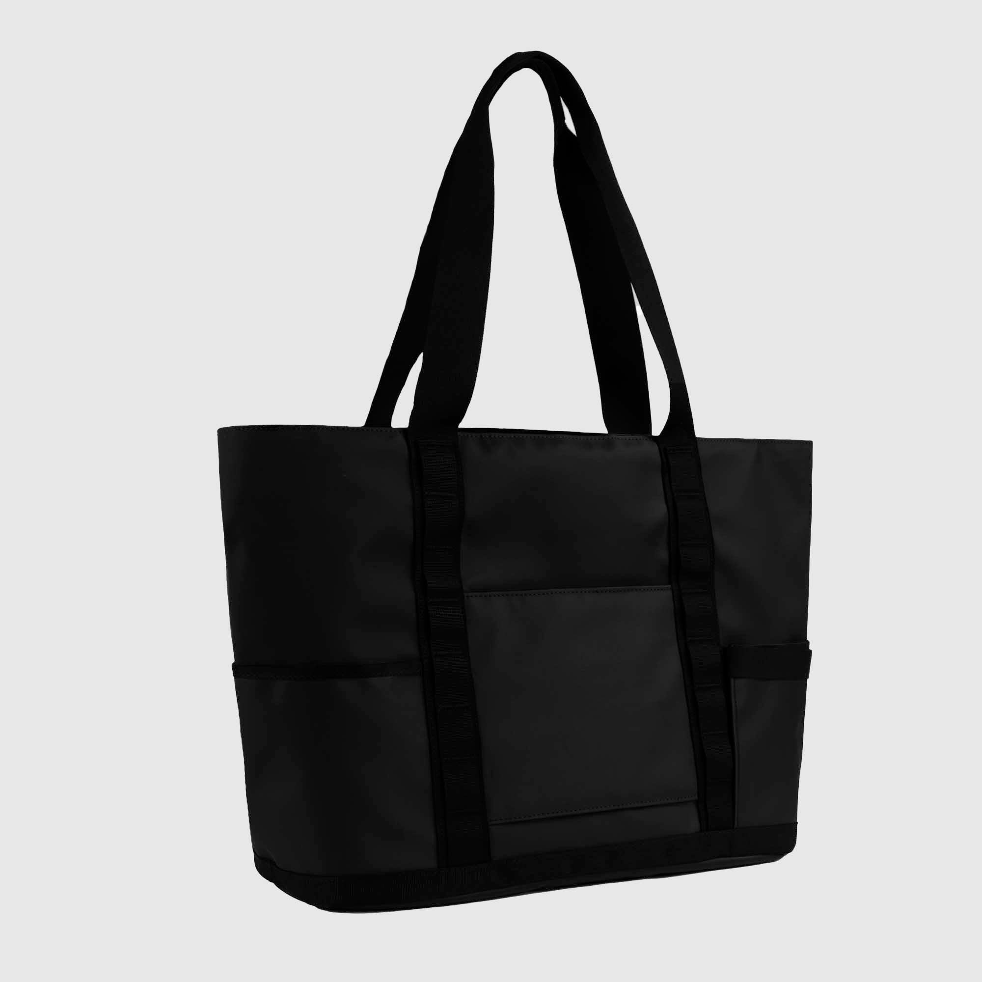 gravestone tote bag onyx back