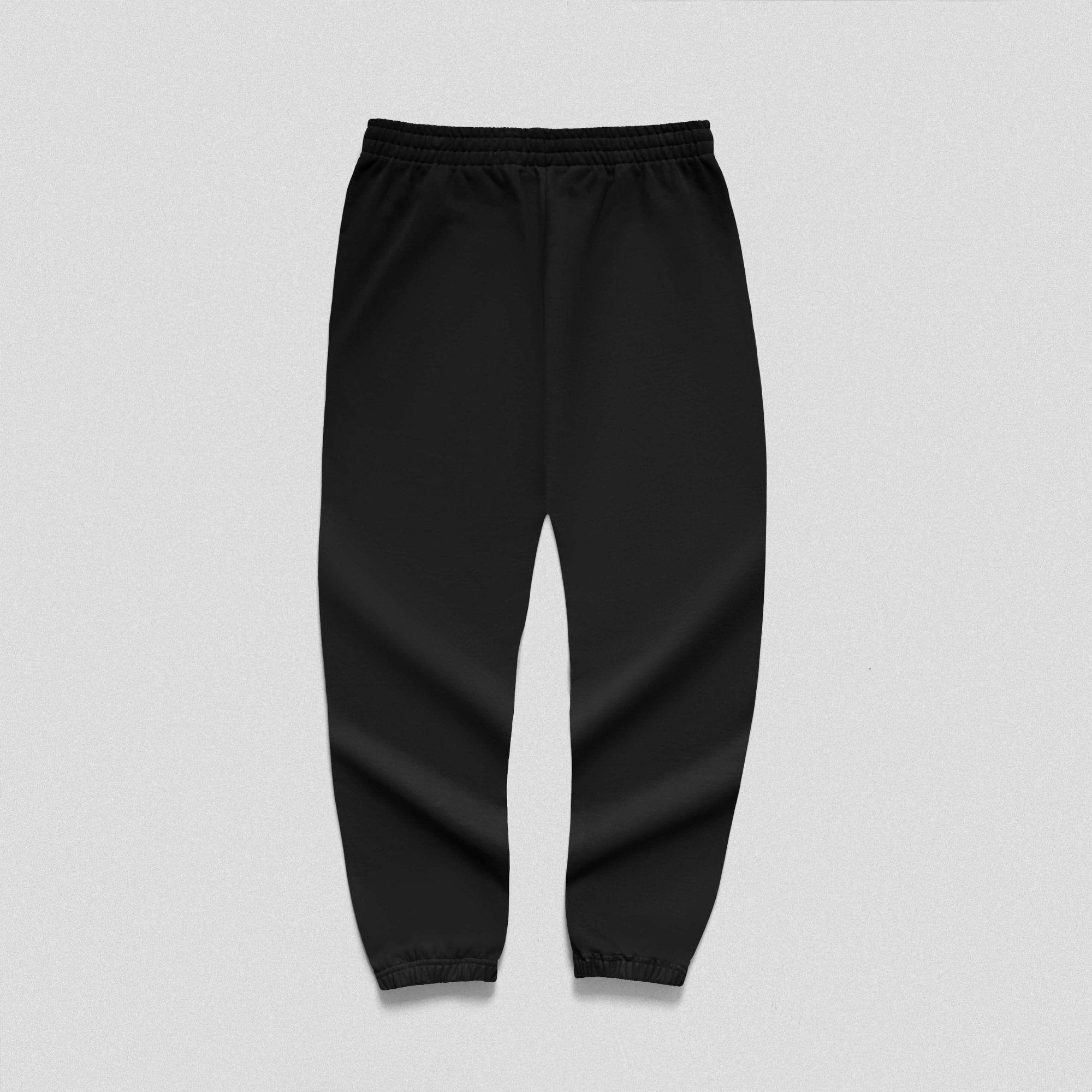 heavyweight core skull jogger black white back