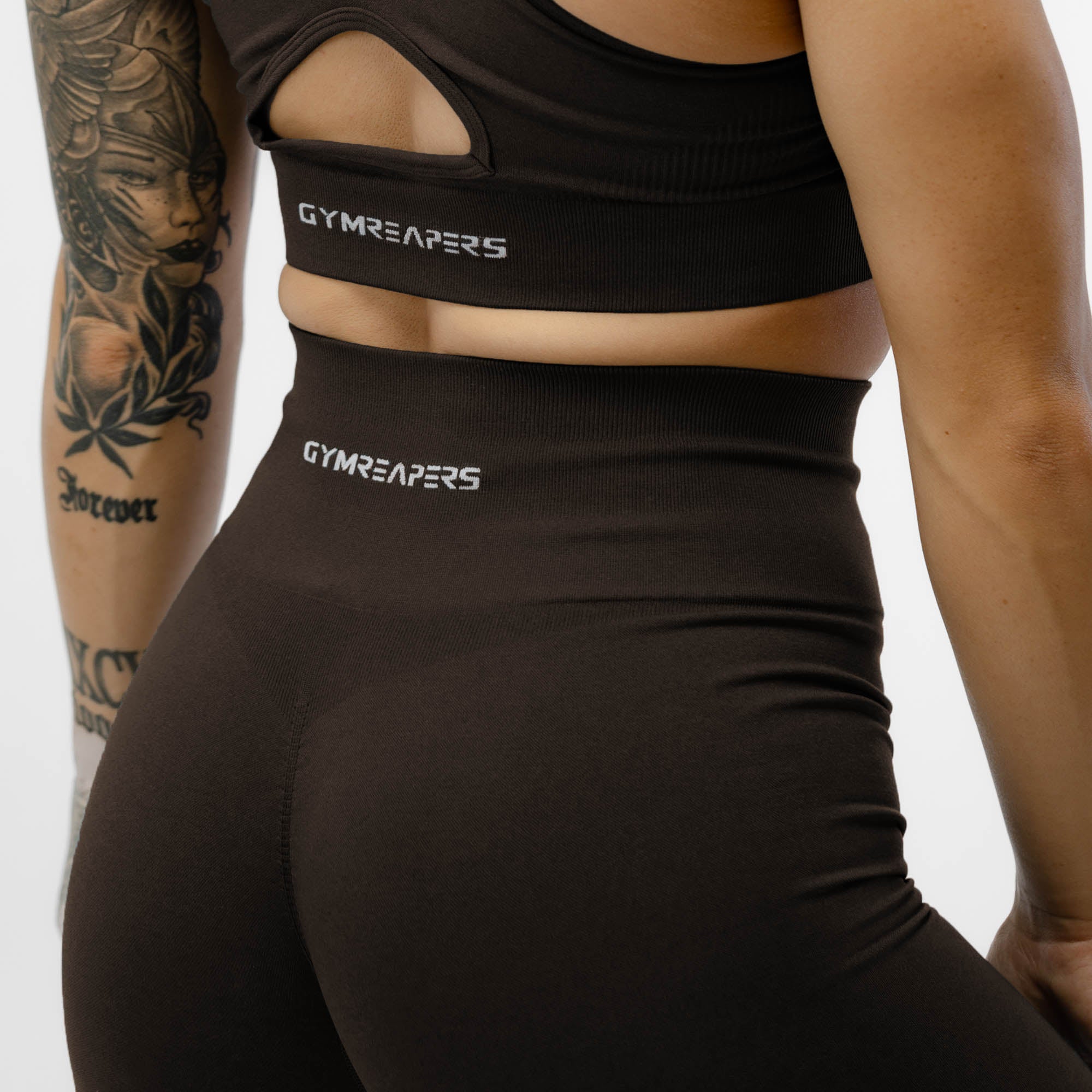 legacy leggings chocolate back detail