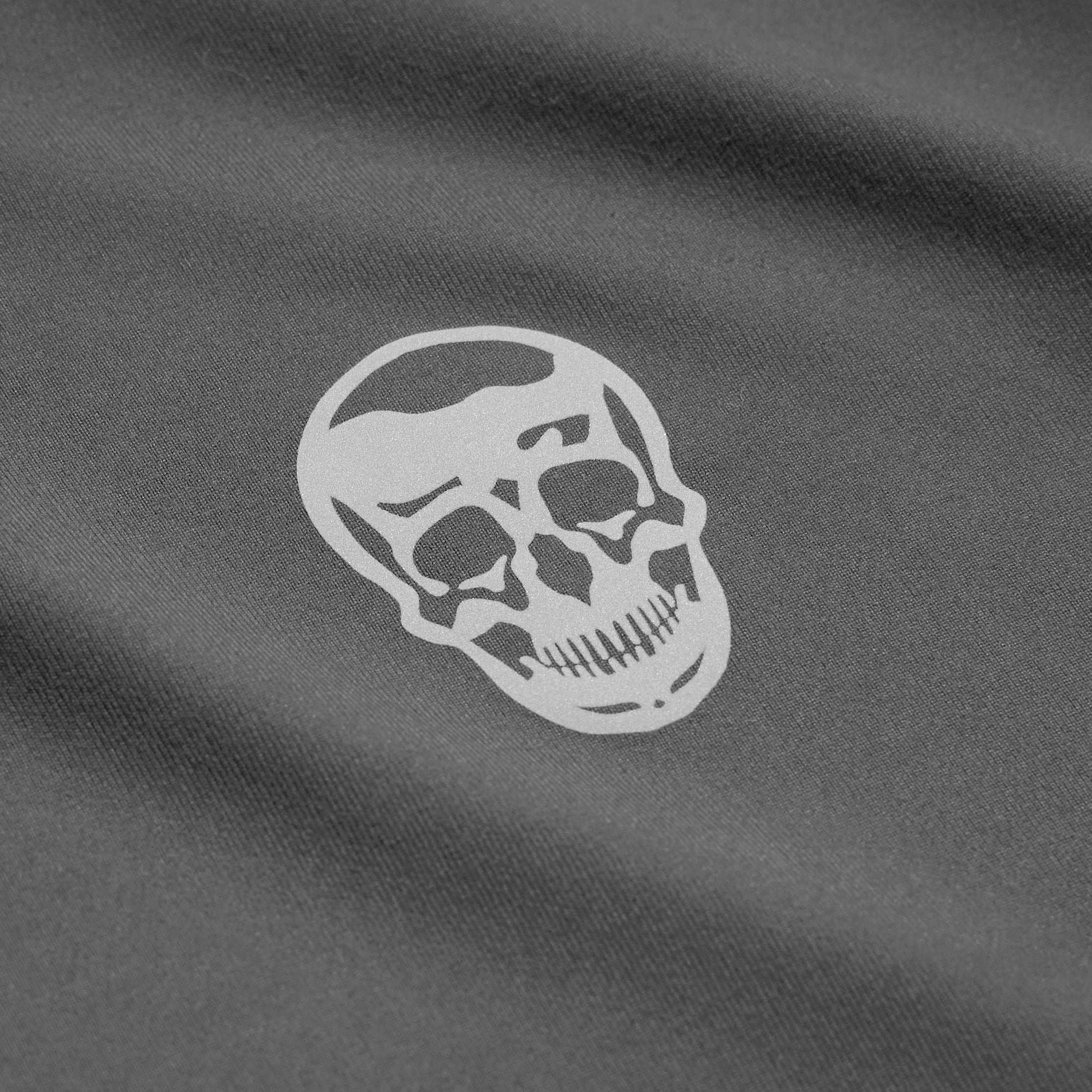 performance short sleeve steel skull