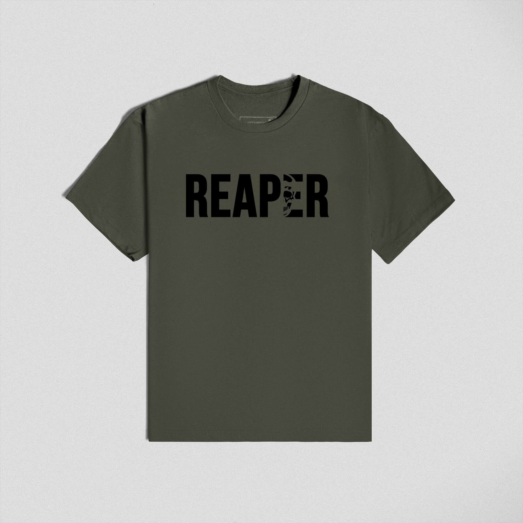 reaper tee ranger green black front