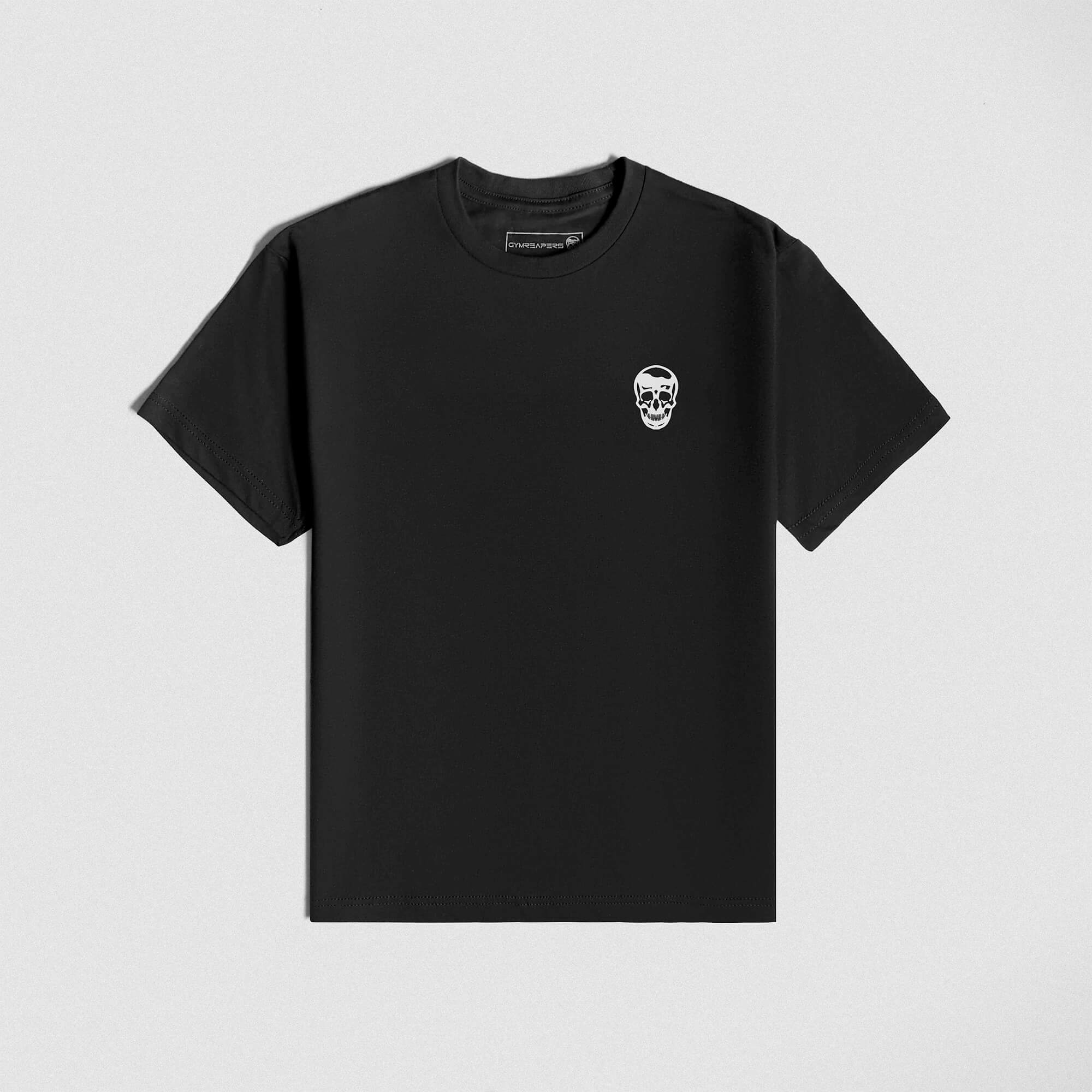 stamp tee black white front