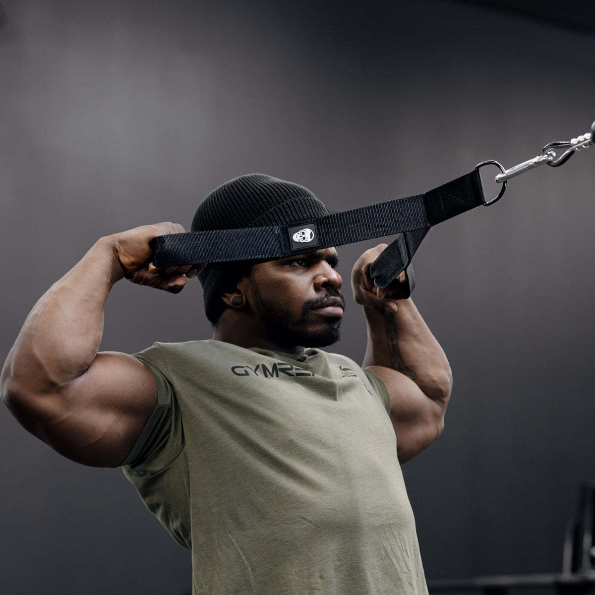 Shooting Rope Face Gymreapers Tricep Rope 19